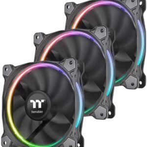 Lot de 3 Ventilateurs de boitier Thermaltake Riing Plus RGB TT Premium Edition 140*140 (14cm) LED RGB