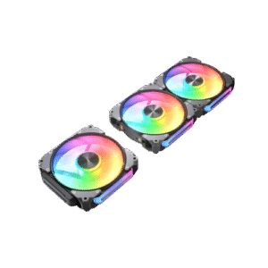 Lot de 3 Ventilateurs de boitier Cougar Apolar RGB - 12cm (Noir)