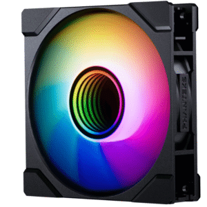 Ventilateur de boitier Phanteks M25 Gen2 Reverse RGB - 12cm (Noir)