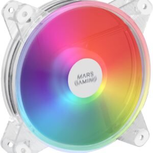 Ventilateur boitier Mars Gaming MFD RGB 12cm (Transparent)