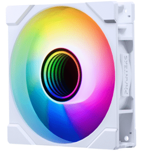 Ventilateur de boitier Phanteks M25 Gen2 Reverse RGB - 12cm (Blanc)