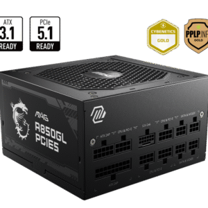 Alimentation ATX MSI Mag A850GL PCIe5 - 850W (Noir)