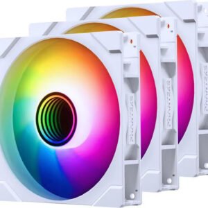 Lot de 3 Ventilateurs de boitier Phanteks M25 Gen2 Reverse RGB - 14cm (Blanc)