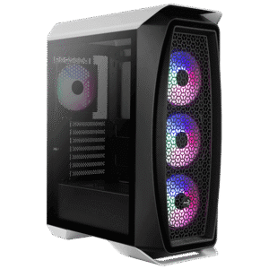 Boitier Moyen Tour ATX AeroCool Aero One Frost RGB avec panneau vitré (Blanc)