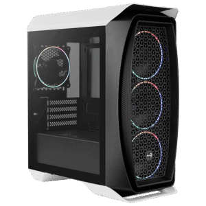 Boitier Mini Tour Micro ATX AeroCool Aero One Mini Eclipse avec panneau vitré (Blanc)