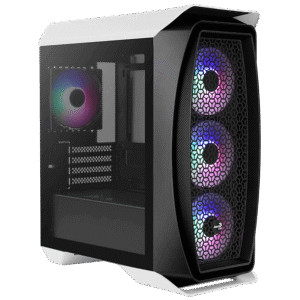 Boitier Mini Tour Micro ATX AeroCool Aero One Mini Frost RGB avec panneau vitré (Blanc/Noir)