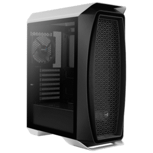 Boitier Moyen Tour ATX AeroCool Aero One avec panneau vitré (Blanc/Noir)