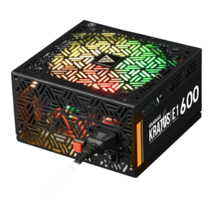 Alimentation ATX Gamdias Kratos E1-600 RGB - 600W (Noir)