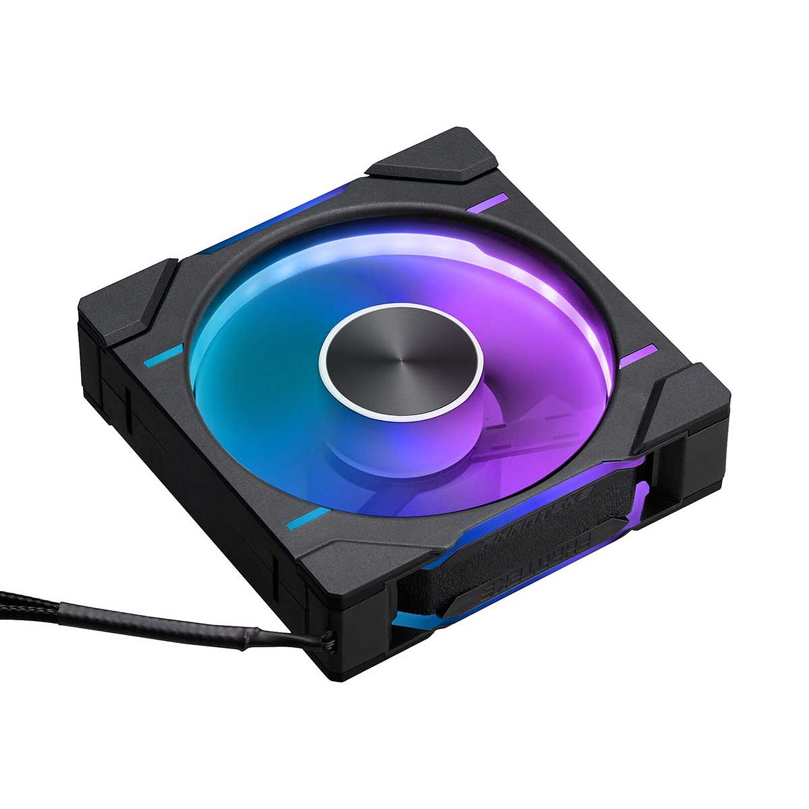 Ventilateur de boitier Phanteks D30 Reverse Airflow RGB - 12cm (Noir)