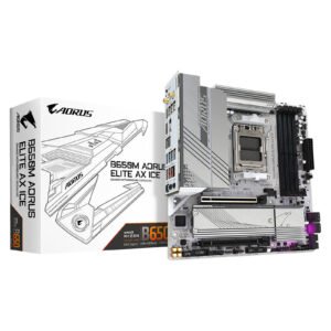 Carte Mère Gigabyte B650M Aorus Elite AX Ice (AM5) Micro ATX