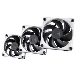 Lot de 3 Ventilateurs de boitier Hyte Thicc FP - 12cm (Noir/Blanc)