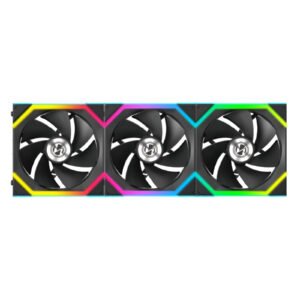 Lot de 3 Ventilateurs de boitier Lian Li Uni Fan SL Wireless Reverse RGB - 12cm (Noir)