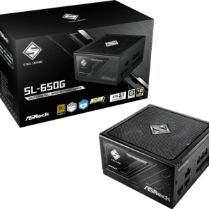 Alimentation ATX ASRock Steel Legend - 650W (Noir)