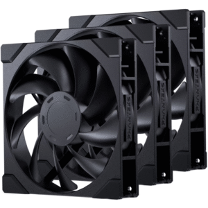 Lot de 3 Ventilateurs de boitier Phanteks M25 Gen2 - 12cm (Noir)