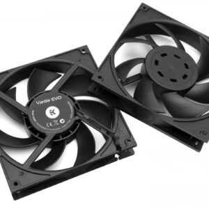 Lot de 2 Ventilateurs de boitier Ekwb EK-Vardar Evo 140ER BB 14cm (Noir)