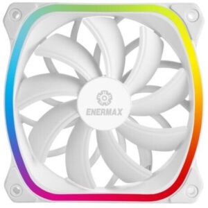 Ventilateur de boitier Enermax SquA RGB - 120mm (Blanc)