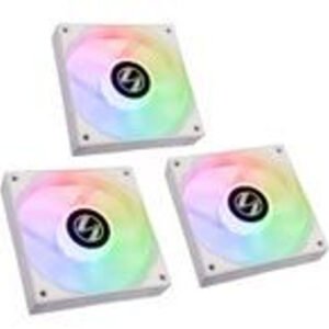 Lot de 3 Ventilateurs de boitier Lian Li ST RGB - 12cm (Blanc)