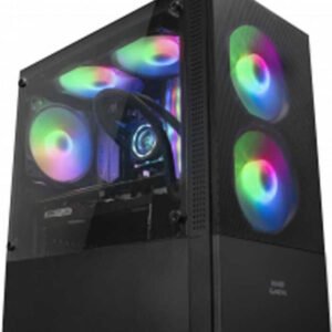 Boitier Mini Tour Micro ATX Mars Gaming MCZ RGB avec panneau vitré (Noir)