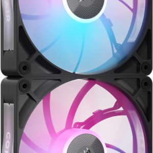 Lot de 2 Ventilateurs de boitier Corsair iCue Link RX Max - 14cm (Noir)