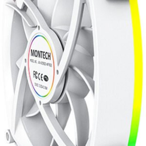 Ventilateur de boitier Montech AX120 RGB - 12cm (Blanc)