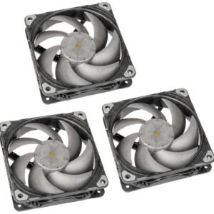 Lot de 3 Ventilateurs de boitier Phanteks T30 PWM 12cm (Noir)