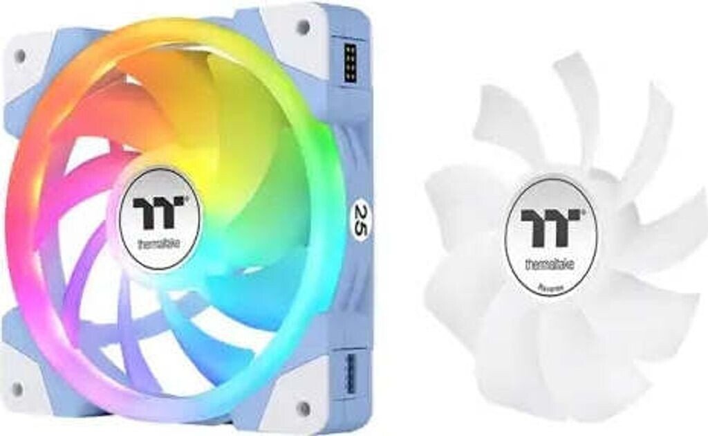 Lot de 3 Ventilateurs de boitier Thermaltake SwaFan EX RGB - 14cm (Bleu)