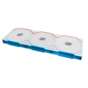 Lot de 3 Ventilateurs de boitier Lian Li Uni Fan TL Wireless Reverse RGB - 12cm (Blanc)